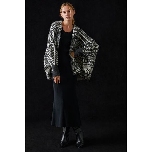 LOOK BY M By Anthropologie Bohemian Cardigan Sweater Multicolor Size ALL - Picture 3 of 11